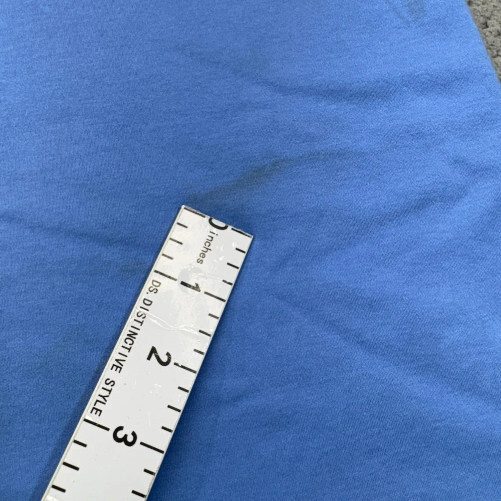 Polo Ralph Lauren T-Shirt Mens Medium Blue Custom Slim Fit Pony Logo Tee Preppy